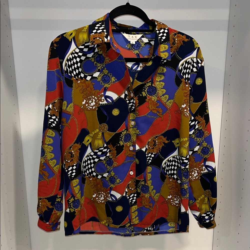 Vintage Women’s Button-Down Blouse